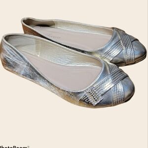 Forever Metalic Ballet Flats Size 9